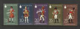 Antigua  Scott #  274 - 278  MNH VF...Military Uniforms........ . ... ......................... .....S55 - 1960-1981 Interne Autonomie