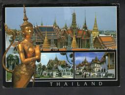 H692 Thailand - Temple Of Emerald Buddha With Kinaree Half And Half Woman - Nice Stamp - Buddhismus