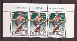 2001 X 1  CRNA GORA MONTENEGRO EUROPA CEPT  EUROPA SPORTS, HANDBALL MNH  INTERESSANTE - 2001