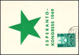 Austria 1949, Card "Esperanto Kongress" - Brieven En Documenten