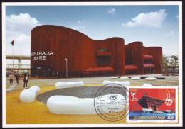 AUSTRALIA Pavillon - Expo Shanghai 2010 - Maxumum Card - CM - Carte Maximum - Rare - Unique - 2010 – Shanghai (Chine)