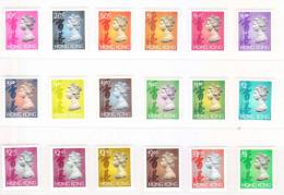 Hong Kong 1992-97 QE Def MNH - Nuovi