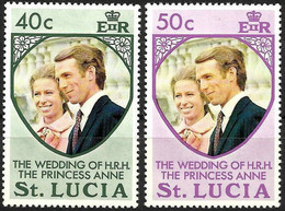 St.LUSIA..1973..Michel # 341-342...MNH. - St.Lucia (1979-...)