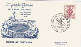 Australia 1956 Melbourne Olympic Games,Canoeing, Souvenir Card - Ete 1956: Melbourne