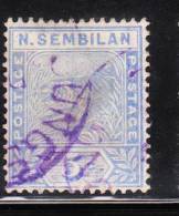 Malaya Negri Sembilan 1891-1894 Tiger 5c Used - Negri Sembilan