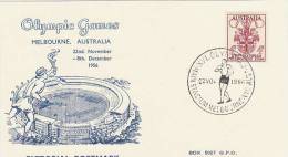 Australia 1956 Melbourne Olympic Games,Mens Walking, Souvenir Card - Ete 1956: Melbourne