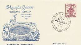 Australia 1956 Melbourne Olympic Games,Sculling,souvenir Card - Estate 1956: Melbourne