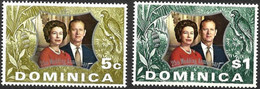 DOMINICA..1972..Michel # 348 - 349...MNH. - Dominica (1978-...)