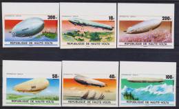 HAUTE VOLTA   NON DENT/IMP  ZEPPELINS  YVERT N°385/7+PA205/7 ** MNH Réf  3431 - Zeppelins