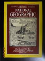 National Geographic Magazine November 1986 - Wetenschappen