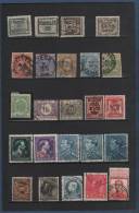 LOT DE 40 TIMBRES POSTE DE BELGIQUE XIXe ET XXe SIECLE - CHEMINS DE FER / TAXE / PREOBLITERES  ETC ...- A VOIR - Verzamelingen