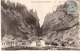 Le Village Du Col Des Roches (Le Locle-Neuchâtel)-1905- DouaneTunnel Entre La France Et La Suisse-Oblit.Pontarlier Doubs - Le Locle
