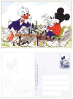 DISNEY,MICKEY MOUSE,ECHECS,CHESS POSTCARD UNUSED. - Scacchi