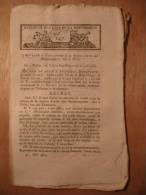 BULLETIN DES LOIS De 1801 - PRISON MADELONNETTES PARIS - MONTENOIS ORNANS VAUCLUSOTTE DOUBS - VIC GERS - DOUANES LAURON - Décrets & Lois