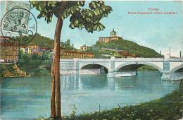 Mars13 1767 :  Torino  -  Monte Cappuccino  -  Ponte Umberto I - Bruggen