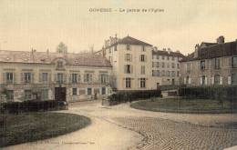 GONESSE LE PARVIS DE L EGLISE  CARTE TISSE - Gonesse