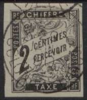 #40# COLONIES GENERALES TAXE N° 2 Oblitéré Obock - Postage Due