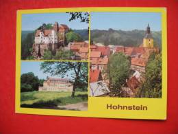 Hohnstein Blick Zur Burg,STAMP - Hohnstein (Saechs. Schweiz)