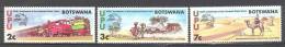 Botswana: Yvert N° 262/4**; MNH; UPU ; Train; Camion; Attelage; Avion; Lettre; 3 Valeurs LIQUIDATION!!! A PROFITER!!! - Botswana (1966-...)