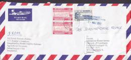 Bangladesh Airmail Par Avion Mult Franked 2003 Cover Brief To University Of Copenhagen Denmark - Bangladesh