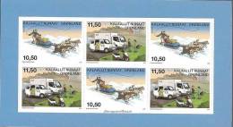 GROENLANDIA // GREENLAND -  EUROPA 2013 -TEMA ANUAL " VEHICULOS POSTALES "- 3 SERIES De 2 V. ADHESIVOS JUNTAS DE CARNET - 2013