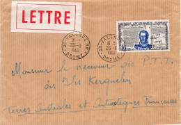 Taaf Kerguelen Port Aux Français Lettre De Valence Du6/11/1969 Pour Kerguelen - Storia Postale