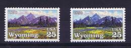 USA 1990 Color Misprint , Scott 2444, Yv 1890 MNH - Unused Stamps