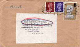 Taaf Kerguelen Port Aux Français Lettre D 'Angleterre Du 12/4/1969 Pour Kerguelen - Storia Postale