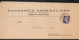 ITALIA RSI 1944 PIEGO VIAGGIATO AFFRANCATO CON 1 LIRA - Marcophilie