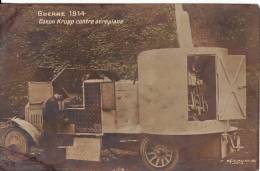 Carte Postale Photo Militaire Français -  CANON KRUPP Contre Aéroplane Guerre 1914- CAMION -VEHICULE - VOIR 2 SCANS - - Materiaal