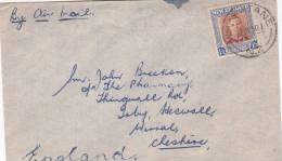 New Zealand 1950  Air Mail Cover To England - Poste Aérienne