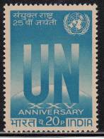 India MNH 1970, UN United Nations - Ongebruikt