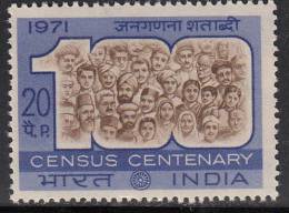 India MNH 1971,  Census Cent., Population, Measurement - Neufs