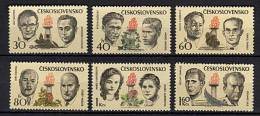 TCHECOSLOVAQUIE 1973 - Combattants Contre Le Nazisme - Serie Neuve Sans Charniere (Yvert 1971/76) - Ungebraucht