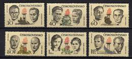 TCHECOSLOVAQUIE 1973 - Combattants Contre Le Nazisme - Serie Neuve Sans Charniere (Yvert 1971/76) - Unused Stamps