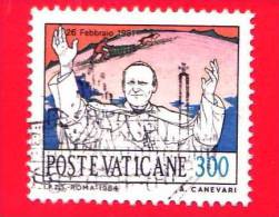 VATICANO - 1984 - Usato - Viaggi Di Giovanni Paolo II Nel 1981-82 - 300 L. • Anchorage In Terra Polare - Used Stamps