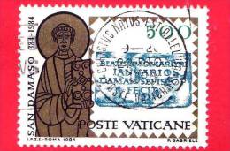VATICANO - 1984 - Usato - 16º Centenario Della Morte Di San Damaso Papa - 500 L. • S.Damaso Ed Epigrafe - Oblitérés