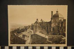 07 AUBENAS  24 RUINE DU COUVENT ST BENOIT ET TOURS DU CHATEAU   EDITIONS APA POUX  VOYAGEE 1955 - Aubenas