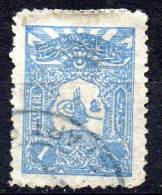 TURKEY 1905 Turkish Inscription.1pi. - Blue    FU - Gebruikt