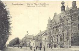 HOOGSTRAETEN - Hotel De Ville Et Grand Place - Stadhuis En Groote Markt  - Edit. F. Smit - Hoogstraten