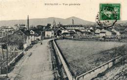 CPA - MOIRANS (38) -  Vue Générale Du Village Et Des Usines - Moirans