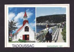 TADOUSSAC SAGUENAY QC - LA VIEILLE CHAPELLE DE TADOUSSAC LA PLUS ANCIENNE ÉGLISE EN BOIS DU CANADA - SENTIER PÉDESTRE - Saguenay