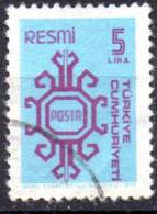 TURKEY 1979 Official - 5l. - Purple And Blue    FU - Official Stamps