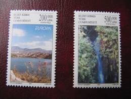 2-1945 Europa Lac Chypre Zone Turque Tirage Faible Cascade - 2001