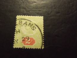 GRAN BRETAGNA 1887 VITTORIA 2 P USATO - Used Stamps