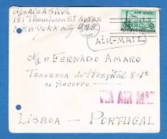 ENVELOPPE -- NEW YORK . N Y - 7.DEC.1953 - Lettres & Documents