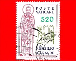 VATICANO - 1979 - Usato - 16º Centenario Della Morte Di San Basilio Il Grande - 520 L. • San Basilio Assiste Un Malato - Oblitérés