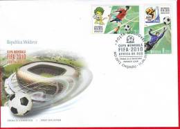 Moldova, Moldau, Moldavie, FDC / Premier Jour 2010, FIFA South Africa - 2010 – Südafrika