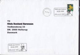 Norway Sonderstempel MALDE PAA JÆDEREN 1999 Cover Brief To Denmark - Lettres & Documents