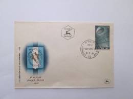 ISRAEL 1955 PARATROOPER FDC - Cartas & Documentos